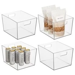 Nate Home By Nate Berkus Plastic Storage Bin For Pantry -Cozy Living Deals Store GUEST 43f91461 66f3 4bd8 bbbb 19613ea8b8c5