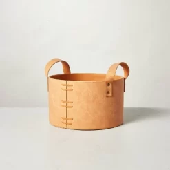 Faux Leather Storage Bin Camel Brown - Hearth & Hand™ With Magnolia 9 Faux Leather Storage Bin Camel Brown - Hearth & Hand™ With Magnolia -Cozy Living Deals Store GUEST 44d96e68 729c 45be 9c1d 095880db7830
