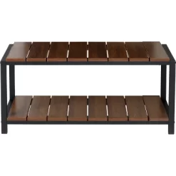 Honey-Can-Do 2 Tier Shoe Storage Bench Walnut -Cozy Living Deals Store GUEST 44dd2810 52d9 440b 871b 73049e42d6e1