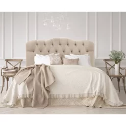 Queen Tufted Headboard Velvet Pearl - Skyline Furniture -Cozy Living Deals Store GUEST 44ebb7fd c3ac 46b3 bc84 5664f489ab91