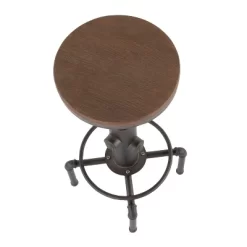 Hydra Industrial Adjustable Barstool - LumiSource -Cozy Living Deals Store GUEST 4500bd77 e21a 4f40 9721 0a0e85159c6e