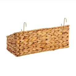 Farmlyn Creek 2 Pack Wall Mounted Decorative Hyacinth Storage Baskets With Hooks For Bathroom, Laundry Room, Nursery -Cozy Living Deals Store GUEST 454c05ac 6c6d 4caf a0b7 c291ea70895d