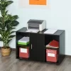 Vinsetto Multipurpose Filing Cabinet Printer Stand With An Interior Cabinet, 2 Shelves, & Printers/Scanner Area