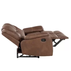 Katrine Manual Reclining Loveseat Brown - Steve Silver Co. -Cozy Living Deals Store GUEST 461ef20f 62c4 4316 b3b8 1e63a315925f