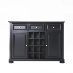 Alexandria Sideboard Cabinet With Wine Storage Black - Crosley -Cozy Living Deals Store GUEST 4661119c 2b06 40a7 8c43 c1922871ca24