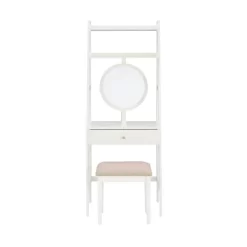 Alaina Leaning Vanity Set White - Linon -Cozy Living Deals Store GUEST 466d39d3 8fb1 4f67 8dd1 d90150d3ae47