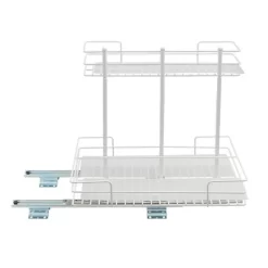 Household Essentials Double-Sided Pantry Organizer White
