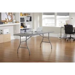 6" Blow Mold Centerfold Table Gray - Room & Joy 19 6" Blow Mold Centerfold Table Gray - Room & Joy -Cozy Living Deals Store GUEST 469336d9 df6a 431c 8b9b 62314b366d5d