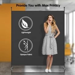 Costway Single Panel Room Divider Privacy Partition Screen For Office Home Black/Beige 17 Costway Single Panel Room Divider Privacy Partition Screen For Office Home Black/Beige -Cozy Living Deals Store GUEST 471843e5 b65c 4cfc aa11 b7530c75fde2