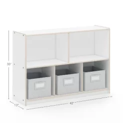 Guidecraft EdQ 2-Shelf 5-Compartment Storage - 30" -Cozy Living Deals Store GUEST 47db1d8d 44d4 4f5c a5bb d0e6aca06145