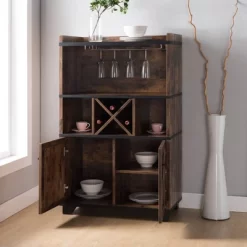 Lamage Wine Cabinet Buffet With Wine Rack - HOMES: Inside + Out -Cozy Living Deals Store GUEST 4829d53b 6c9a 44d3 88b6 c3c5b82b4635