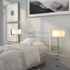 Emma And Oliver Decorative Metal Headboard