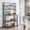 Yaheetech 5-Tier Kitchen Baker's Rack Utility Storage Shelf With 5 Shelves & Adjustable Feet