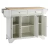 LaFaytte Top Kitchen Island Wood/White - Crosley