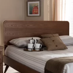 Mailene Walnut Finished Wood Headboard - Baxton Studio -Cozy Living Deals Store GUEST 49ab0a0a 6445 48b6 ac2a e3358211331f