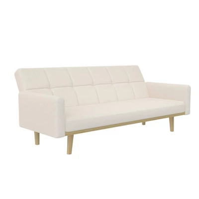 Benedict Wooden Futon Ivory - Room & Joy 4 Benedict Wooden Futon Ivory - Room & Joy - Image 4