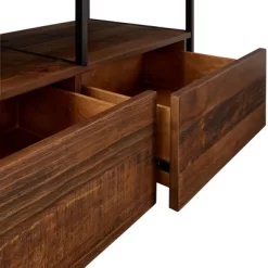 Felicia Rustic Industrial Metal/Wood TV Stand Console Table - Inspire Q -Cozy Living Deals Store GUEST 4a8b47ae 7370 424d afb3 72a588b97480