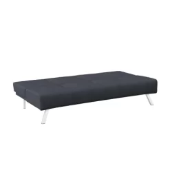 Sorenson Convertible Futon Sofa Bed Charcoal - Serta -Cozy Living Deals Store GUEST 4c259227 c987 4a2a 8c13 ccec2ec89cba