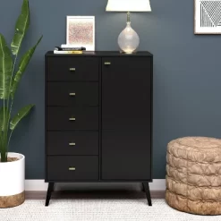 Milo Mid-Century Modern 5 Drawer Chest With Door - Prepac 22 Milo Mid-Century Modern 5 Drawer Chest With Door - Prepac -Cozy Living Deals Store GUEST 4c7dd08a 2c3d 4b0e 8984 e9b1107a26c6