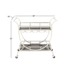 Modern 2 Tier Cart Silver - Olivia & May 9 Modern 2 Tier Cart Silver - Olivia & May -Cozy Living Deals Store GUEST 4cd1e65b 3c59 4722 bf91 0e4102fa4f26