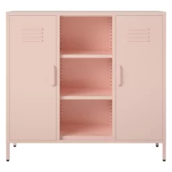 RealRooms Shadwick 2 Door Metal Locker Console Table W/ Storage -Cozy Living Deals Store GUEST 4cedb13d 3416 4f64 9b08 c53078da3e49