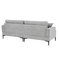 80.7" Modern Upholstered Loveseat Sofa With Metal Legs And 2 Pillows-ModernLuxe -Cozy Living Deals Store GUEST 4db6c6de b9b9 406e a653 fae1b3a7cd5f