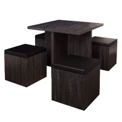 5pc Howard Dining Set With Storage Ottoman - Buylateral -Cozy Living Deals Store GUEST 4dd21f76 7c65 4f26 8804 03b3fe1c732b