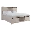 5pc King Jack Platform Storage Bedroom Set White - Picket House Furnishings