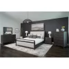 6pc Cindi Sleigh Bedroom Set Gray - Abbyson Living
