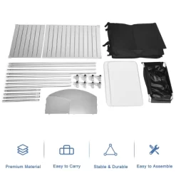 Costway Portable BBQ Camping Grill Table Kitchen Sink Station W/ Storage Organizer Basin 16 Costway Portable BBQ Camping Grill Table Kitchen Sink Station W/ Storage Organizer Basin -Cozy Living Deals Store GUEST 4e96e67a cabf 457b a339 3e6d86b41a91