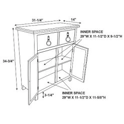 Marley Console Cabinet Distressed - Powell Company -Cozy Living Deals Store GUEST 4ea4e8bb c3c5 4912 a75a db054562befc