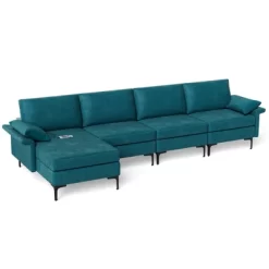 Costway Modern Modular L-shaped Sectional Sofa W/ Reversible Chaise & 4 USB Ports -Cozy Living Deals Store GUEST 4f448c6a ffdf 4713 ace7 f1d552a44998