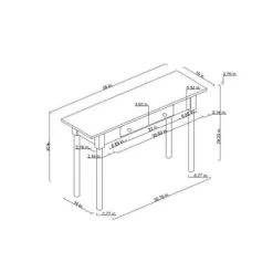 Wood Turned Leg Console Table With Drawer - Black - Hearth & Hand™ With Magnolia 13 Wood Turned Leg Console Table With Drawer - Black - Hearth & Hand™ With Magnolia -Cozy Living Deals Store GUEST 4f864ea5 f882 4b0a ae47 cb2e7e598b68