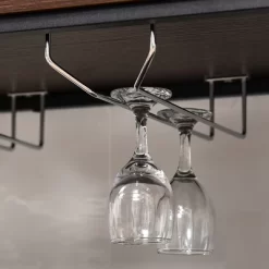 HOMCOM Industrial Wine Rack With 11-Bottles Holder, Free Standing Wine Shelf With Glass Holders For Home Bar, Kitchen, Dark Brown -Cozy Living Deals Store GUEST 50379427 ad0c 4109 96a9 a38f789883e8