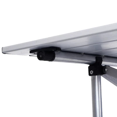 Costway Roll Up Portable Folding Camping Square Aluminum Picnic Table W/Bag (55'' ) 5 Costway Roll Up Portable Folding Camping Square Aluminum Picnic Table W/Bag (55'' ) - Image 5