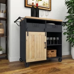 Industrial Rolling Cart Black - Olivia & May 30 Industrial Rolling Cart Black - Olivia & May -Cozy Living Deals Store GUEST 51278f60 13cc 4a01 a483 be4d0ced7b5d
