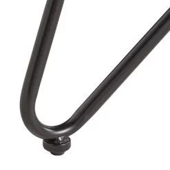 42" Leonard Round Dining Table With Black Iron Legs Walnut Finish - Inspire Q -Cozy Living Deals Store GUEST 51bab755 3f43 449f 8b57 ad03bd3ee978