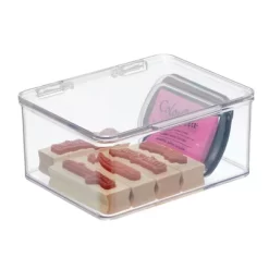 MDesign Plastic Craft Room Storage Organizer Box With Hinged Lid, 8 Pack, Clear 13 MDesign Plastic Craft Room Storage Organizer Box With Hinged Lid, 8 Pack, Clear -Cozy Living Deals Store GUEST 51f4a30f 1593 4bc8 9d03 c7fddeaf2553