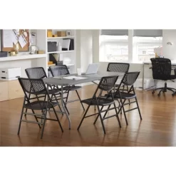 6" Blow Mold Centerfold Table Gray - Room & Joy 18 6" Blow Mold Centerfold Table Gray - Room & Joy -Cozy Living Deals Store GUEST 523ab402 5a7a 47fb bc0e 358e2bcd0052