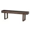 Dartem Rustic Industrial Bench Brown - Aiden Lane