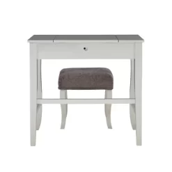 Harper Vanity Set Silver - Linon -Cozy Living Deals Store GUEST 5434b76d 9110 46c4 b362 5fb40ac281df