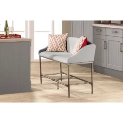 Dillon Counter Height Bench Metal Pewter Woven Fabric - Hillsdale Furniture 8 Dillon Counter Height Bench Metal Pewter Woven Fabric - Hillsdale Furniture -Cozy Living Deals Store GUEST 544ab189 0a80 4d01 9783 ef160461655e