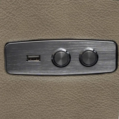 Seymour Top Grain Leather Power Reclining Loveseat Beige - Abbyson Living 7 Seymour Top Grain Leather Power Reclining Loveseat Beige - Abbyson Living - Image 7