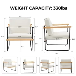 FERPIT Metal & Rubberwood Framed Velvet Accent Chair 9 FERPIT Metal & Rubberwood Framed Velvet Accent Chair -Cozy Living Deals Store GUEST 56bb8e23 19bc 41f7 b76f 341af56f2839