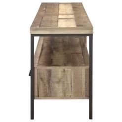 Morello 3 Drawer TV Stand For TVs Up To 80" Weathered Pine - Coaster -Cozy Living Deals Store GUEST 5747c0b8 b7c1 4f71 845f 4c81f01530c9