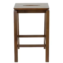 Sunnydaze Decor Sunnydaze Set Of 2 Indoor Wooden Backless Counter-Height Stools - Dark Walnut - 25" -Cozy Living Deals Store GUEST 57e2c9d0 b056 489b bedd 6235f90bf5ee