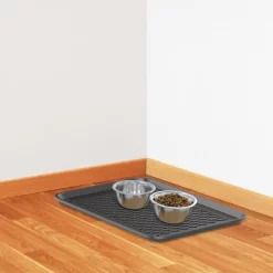 All Weather Boot Tray - Medium Water Resistant Plastic Utility Shoe Mat For Indoor And Outdoor Use In All Seasons By Stalwart (Set Of Two, Dark Grey) -Cozy Living Deals Store GUEST 584097a3 b257 4c7a b12e 68d5aa8458e9