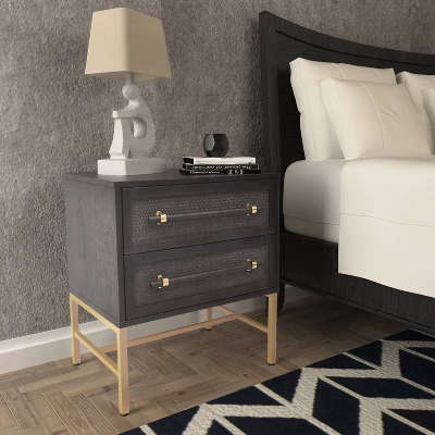 Sophia 2 Drawer Nightstand - Hopper Studio 5 Sophia 2 Drawer Nightstand - Hopper Studio - Image 5