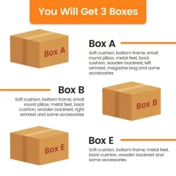 Costway Modern Modular 3-Seat Sofa Couch W/ Side Storage Pocket & Metal Leg Ash Grey -Cozy Living Deals Store GUEST 586fbee0 d1b4 43e8 84cf 2ac4b0a5ffea