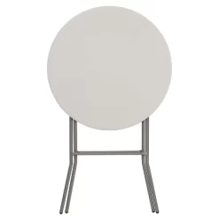 Flash Furniture 2.63-Foot Round Granite White Plastic Bar Height Folding Table -Cozy Living Deals Store GUEST 588c4374 f0bd 4047 93e4 319594de7012